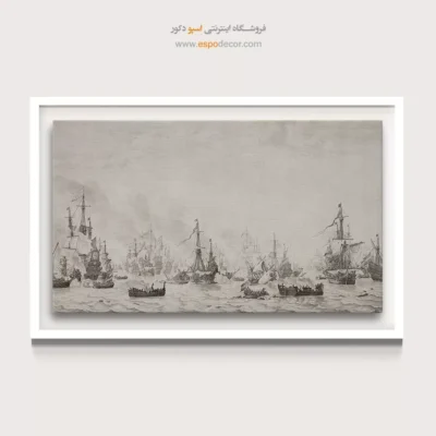 تابلو نقاشی کشتی - اسپو دکور