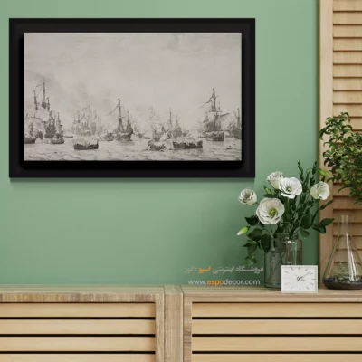 تابلو نقاشی کشتی - اسپو دکور