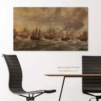 تابلو نقاشی کشتی - اسپو دکور