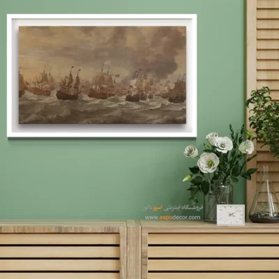 تابلو نقاشی کشتی - اسپو دکور