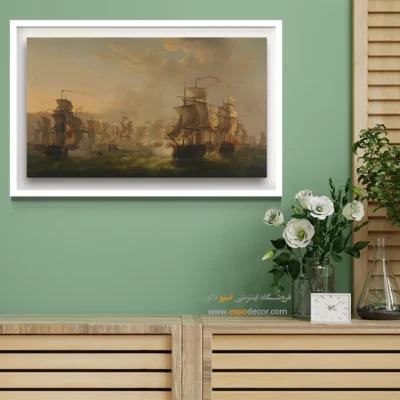 تابلو نقاشی کشتی - اسپو دکور