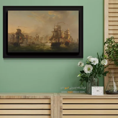 تابلو نقاشی کشتی - اسپو دکور