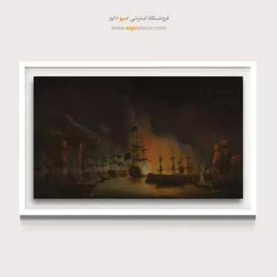 تابلو نقاشی کشتی - اسپو دکور