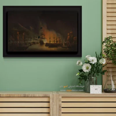 تابلو نقاشی کشتی - اسپو دکور