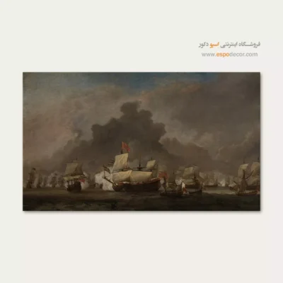 تابلو نقاشی کشتی - اسپو دکور