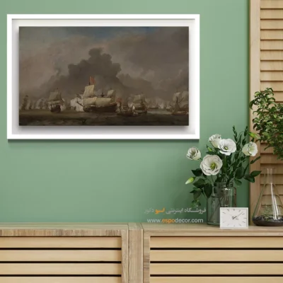 تابلو نقاشی کشتی - اسپو دکور
