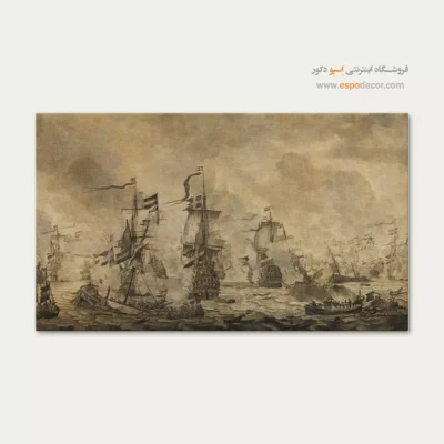 تابلو نقاشی کشتی - اسپو دکور