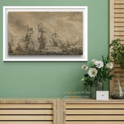 تابلو نقاشی کشتی - اسپو دکور