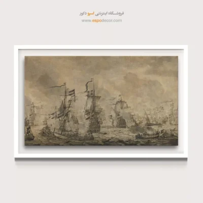 تابلو نقاشی کشتی - اسپو دکور