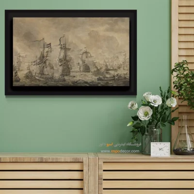 تابلو نقاشی کشتی - اسپو دکور