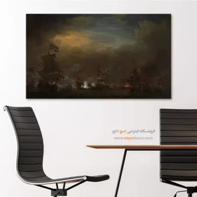 تابلو نقاشی کشتی - اسپو دکور