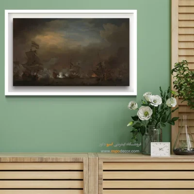 تابلو نقاشی کشتی - اسپو دکور