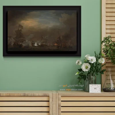 تابلو نقاشی کشتی - اسپو دکور