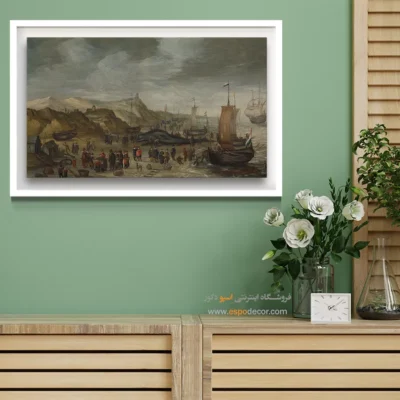 تابلو نقاشی کشتی - اسپو دکور