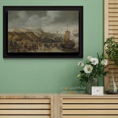 تابلو نقاشی کشتی - اسپو دکور