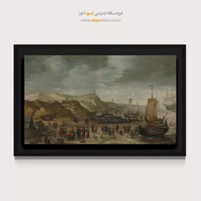 تابلو نقاشی کشتی - اسپو دکور