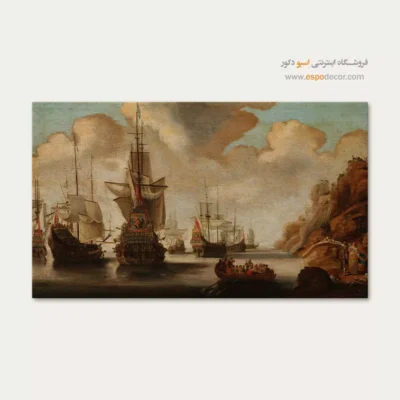 تابلو نقاشی کشتی - اسپو دکور