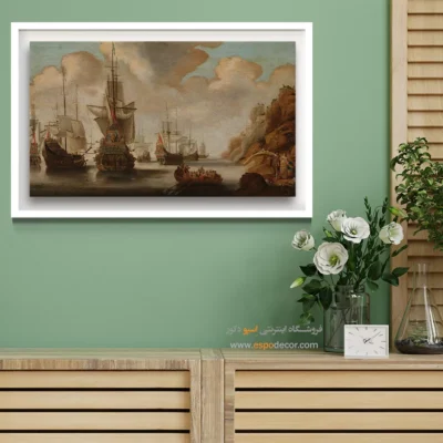 تابلو نقاشی کشتی - اسپو دکور