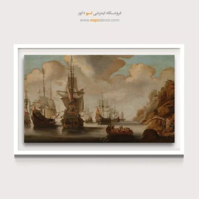تابلو نقاشی کشتی - اسپو دکور