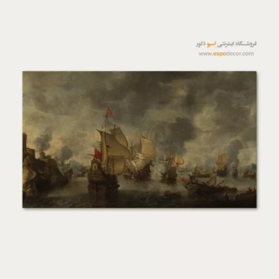 تابلو نقاشی کشتی - اسپو دکور