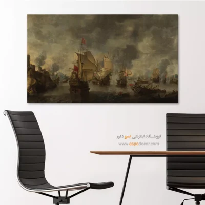 تابلو نقاشی کشتی - اسپو دکور