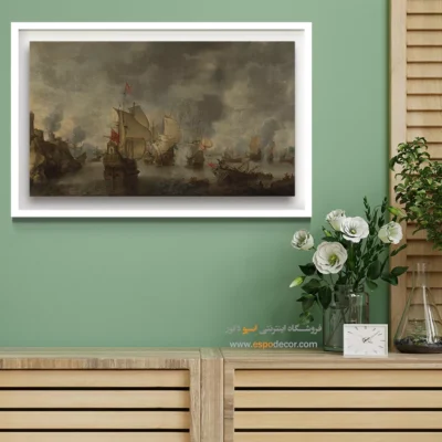 تابلو نقاشی کشتی - اسپو دکور