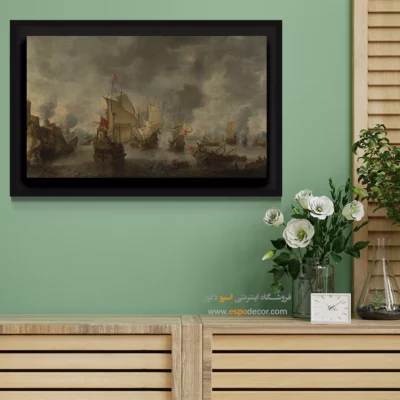 تابلو نقاشی کشتی - اسپو دکور