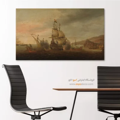 تابلو نقاشی کشتی - اسپو دکور
