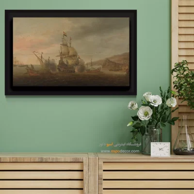 تابلو نقاشی کشتی - اسپو دکور