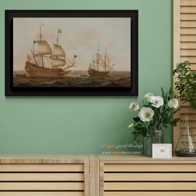 تابلو نقاشی کشتی - اسپو دکور