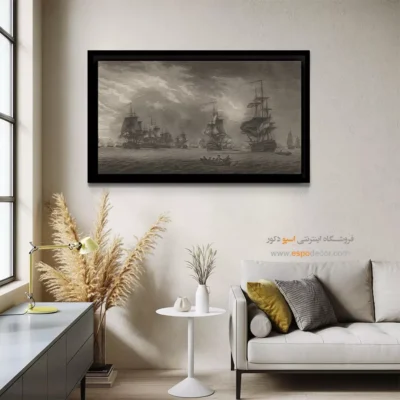 تابلو نقاشی کشتی - اسپو دکور