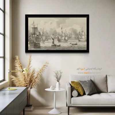 تابلو نقاشی کشتی - اسپو دکور