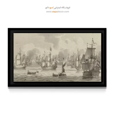 تابلو نقاشی کشتی - اسپو دکور