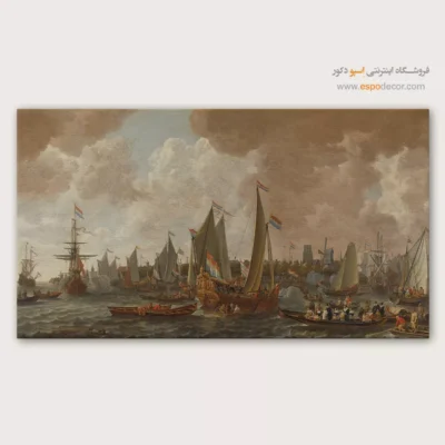 تابلو نقاشی کشتی - اسپو دکور