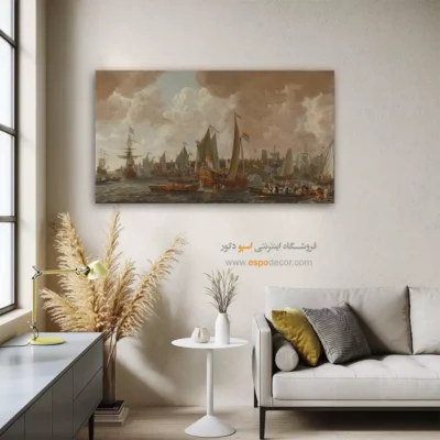 تابلو نقاشی کشتی - اسپو دکور