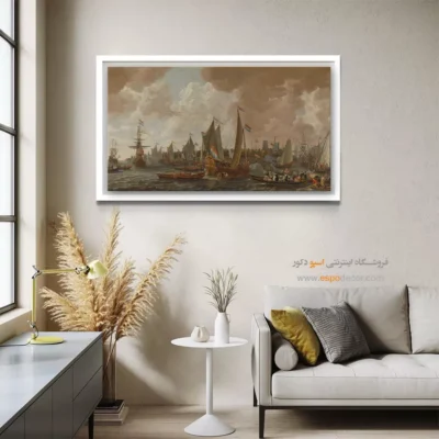 تابلو نقاشی کشتی - اسپو دکور
