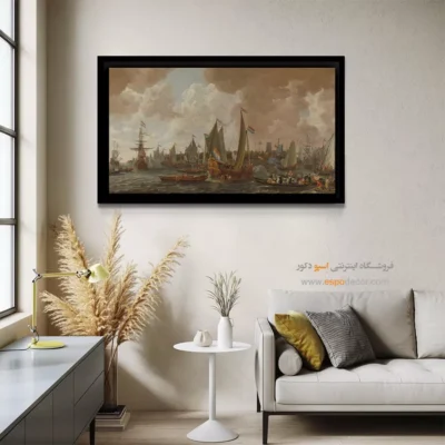 تابلو نقاشی کشتی - اسپو دکور