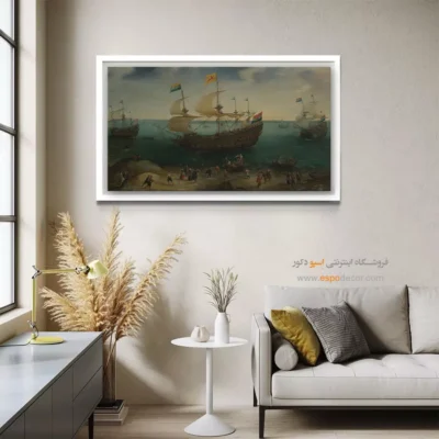 تابلو نقاشی کشتی - اسپو دکور