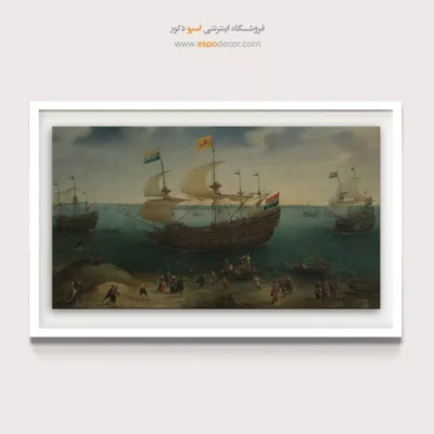 تابلو نقاشی کشتی - اسپو دکور