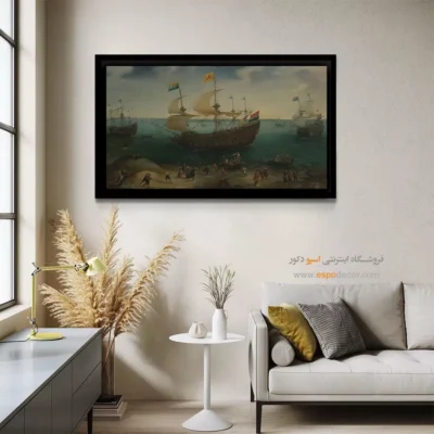 تابلو نقاشی کشتی - اسپو دکور
