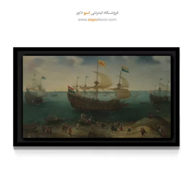 تابلو نقاشی کشتی - اسپو دکور