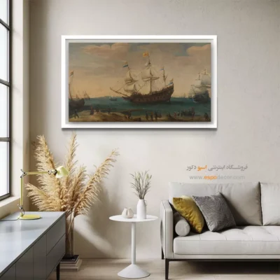 تابلو نقاشی کشتی - اسپو دکور