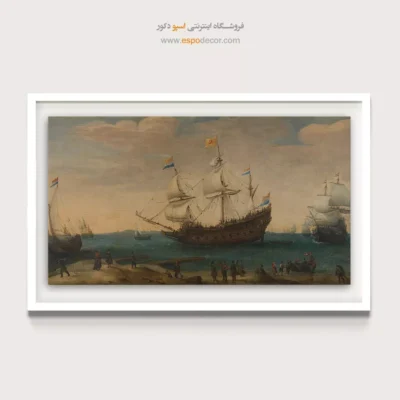 تابلو نقاشی کشتی - اسپو دکور