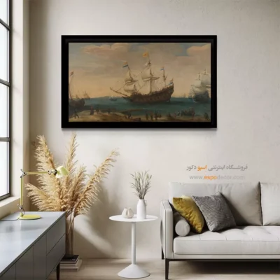 تابلو نقاشی کشتی - اسپو دکور