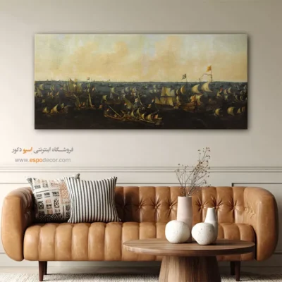 تابلو نقاشی کشتی - اسپو دکور