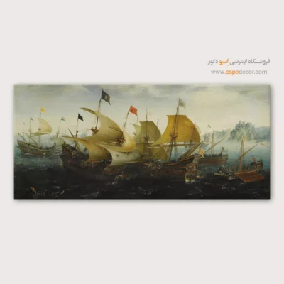 تابلو نقاشی کشتی - اسپو دکور