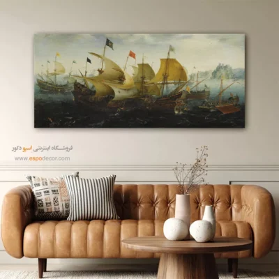تابلو نقاشی کشتی - اسپو دکور