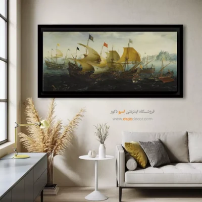 تابلو نقاشی کشتی - اسپو دکور