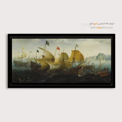 تابلو نقاشی کشتی - اسپو دکور