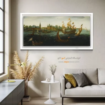 تابلو نقاشی کشتی - اسپو دکور